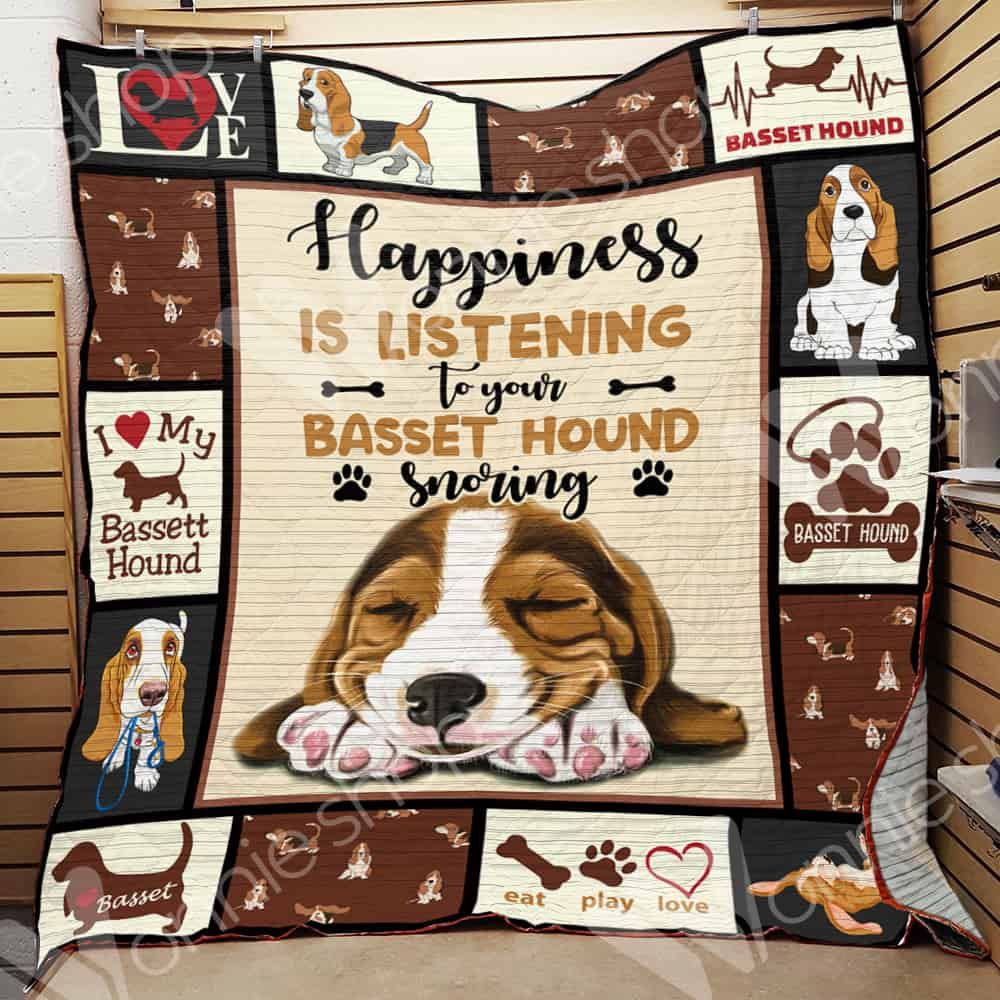 Basset Hound Dog Blanket LNT1512059 Quilt Blanket