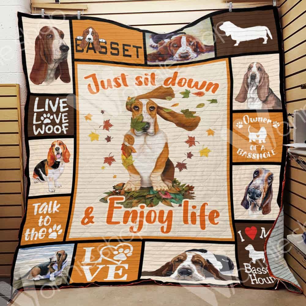 Basset Hound Dog Blanket LNT1512069 Quilt Blanket