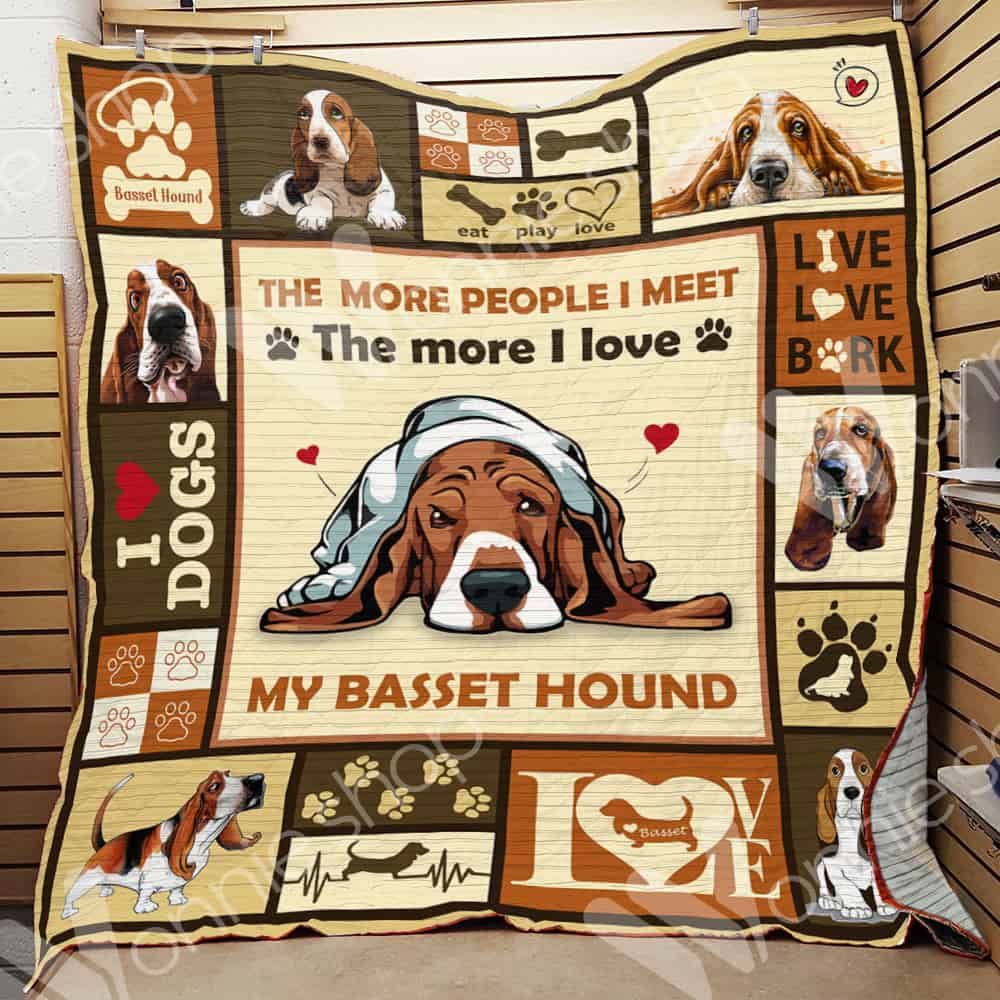 Basset Hound Dog Blanket LNT1512072 Quilt Blanket