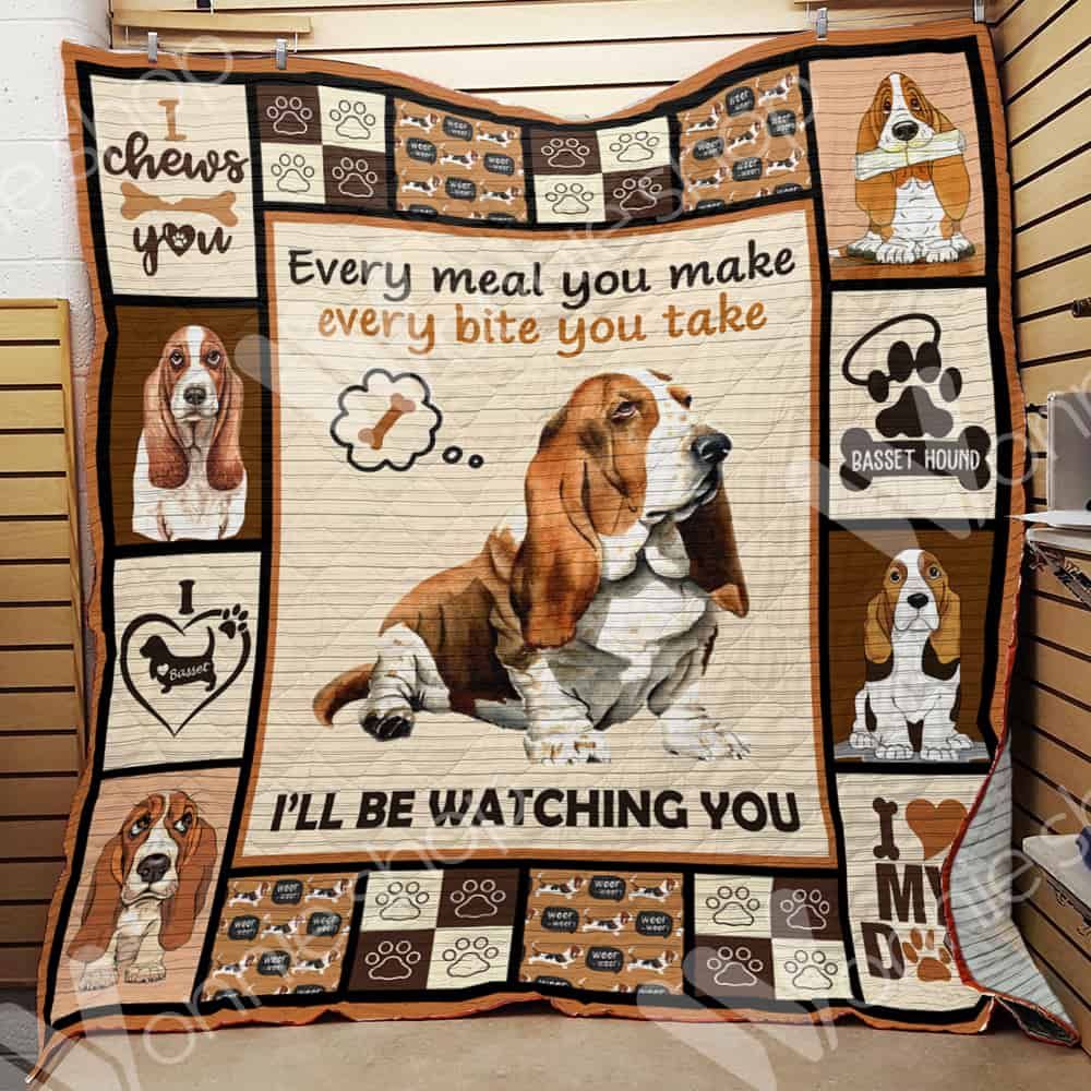Basset Hound Dog Quilt Blanket DHC0102597TD