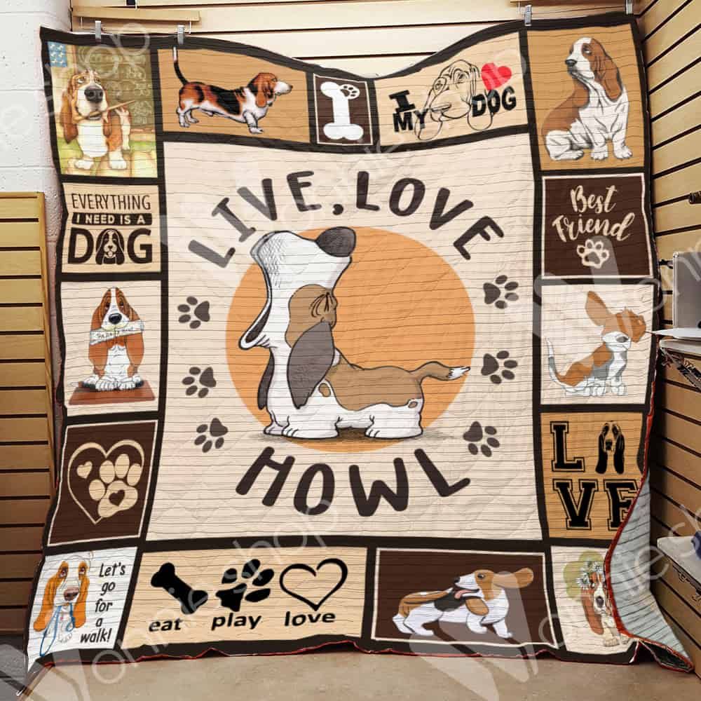 Basset Hound Dog Quilt Blanket DHC0102599TD