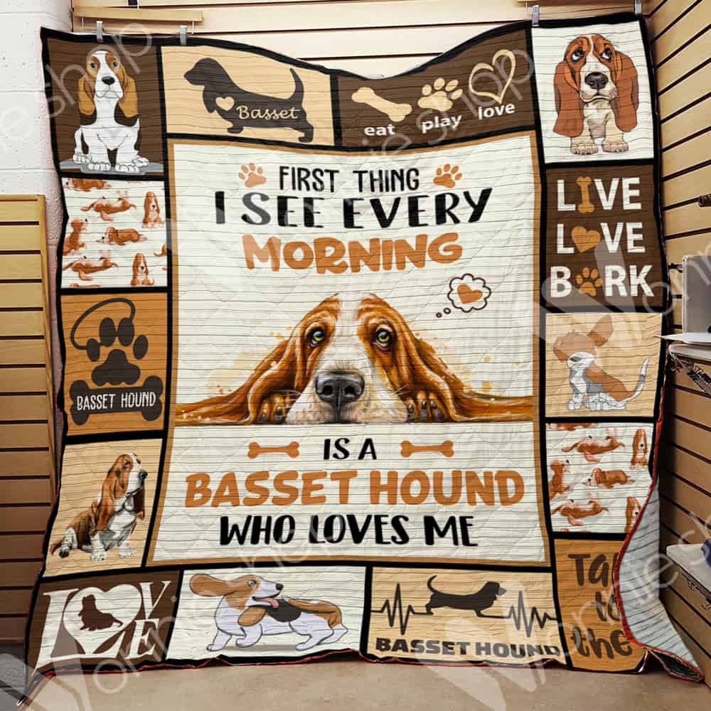 Basset Hound Dog Quilt Blanket DHC0102604TD