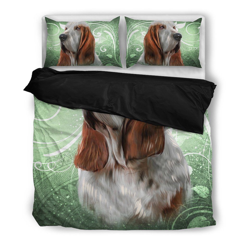 Basset Hound Dog Themed Bedding Set