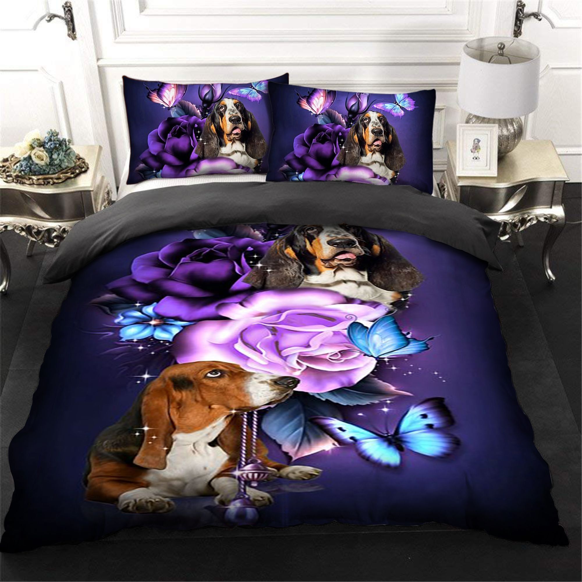 Basset Hound Magical Bedding Set