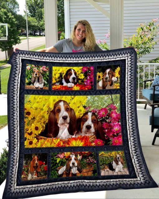 Basset Hound Quilt Blanket DHC2911398VT