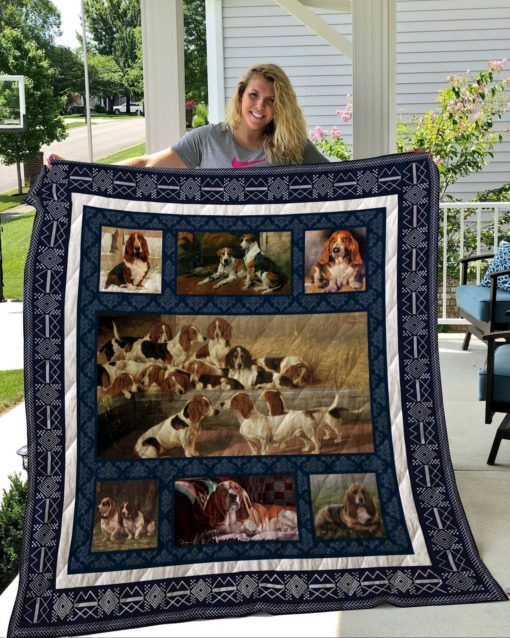 Basset Hound Quilt Blanket DHC2911406VT