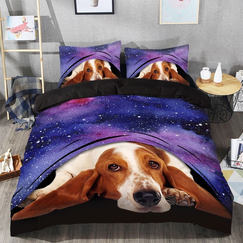 Basset Hound Surprise Bedding Set