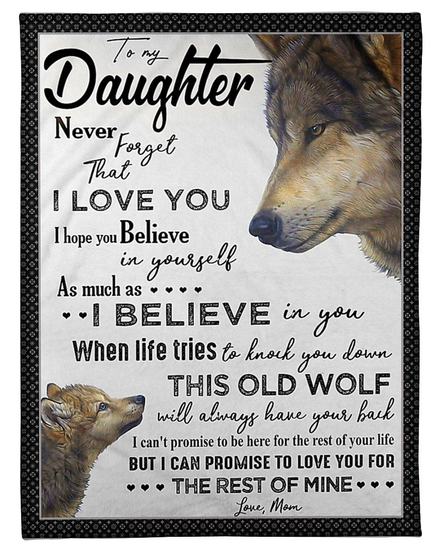 Bautiful Gift For Daughter I Believe In You Fleece Blanket