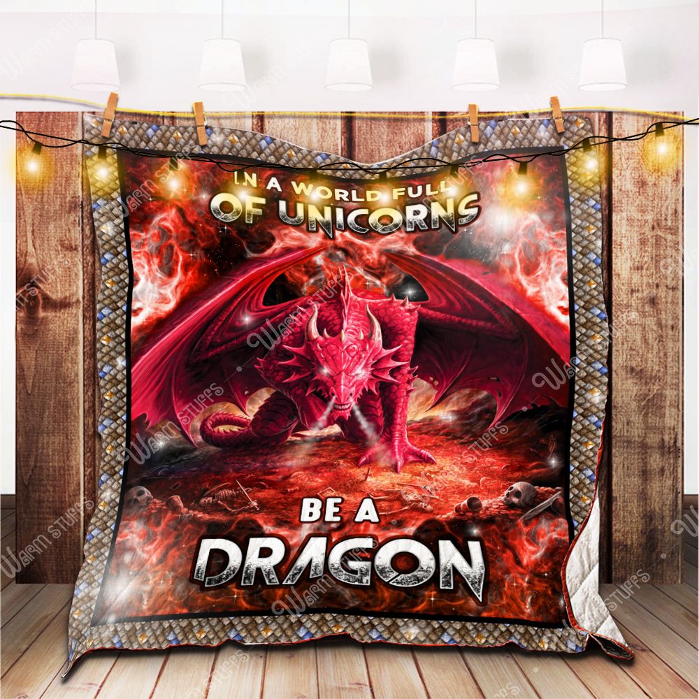 Be A Dragon Quilt Blanket Bk3 Dhc1312592Dd
