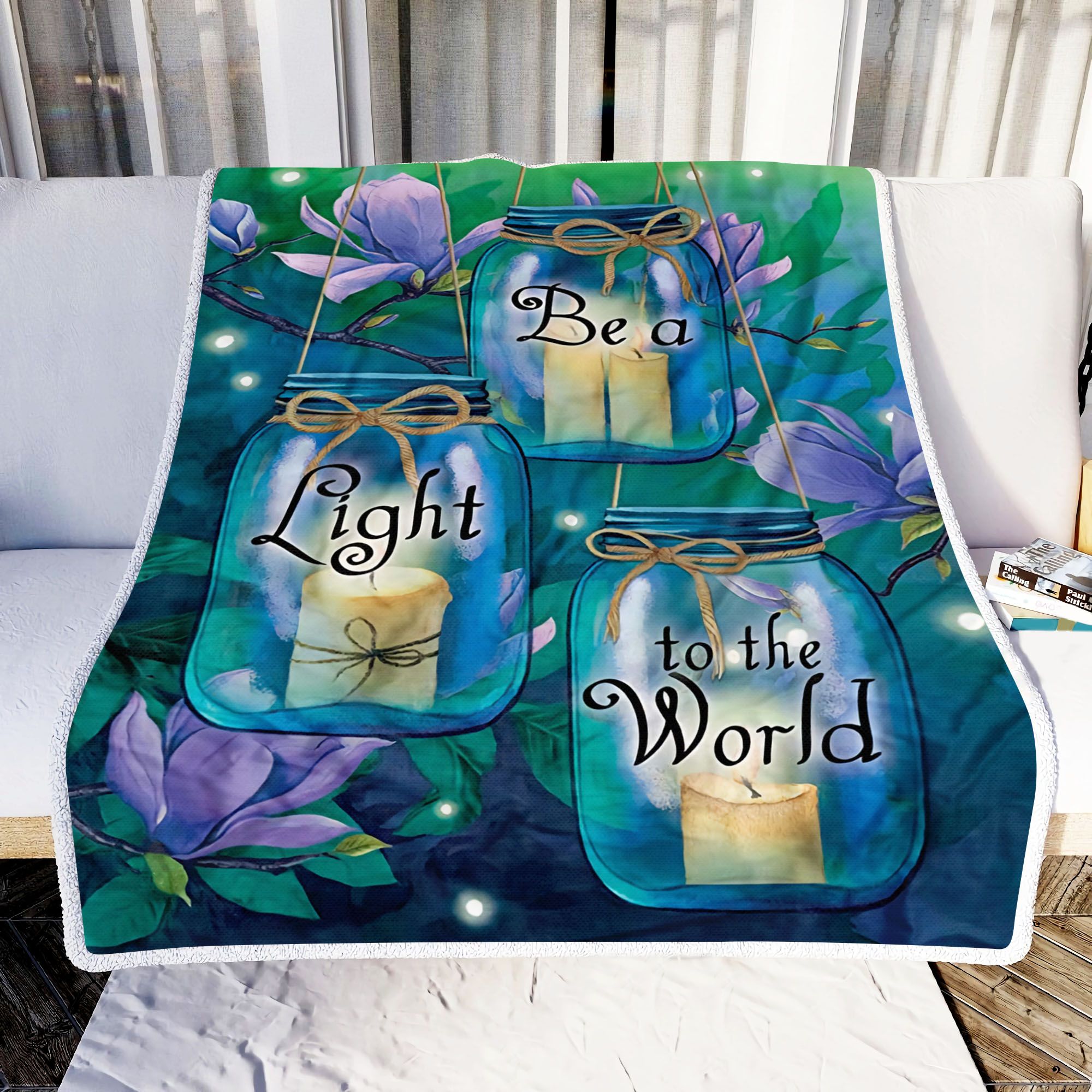 Be A Light To The World Fleece Blanket