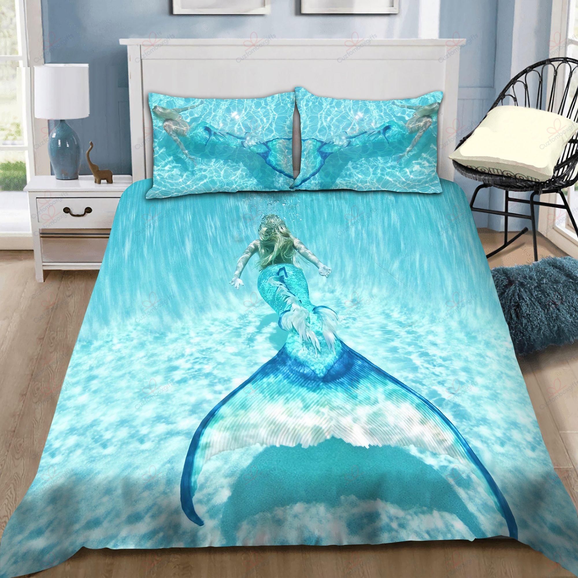 Be A Mermaid And Make Waves Bedding Set