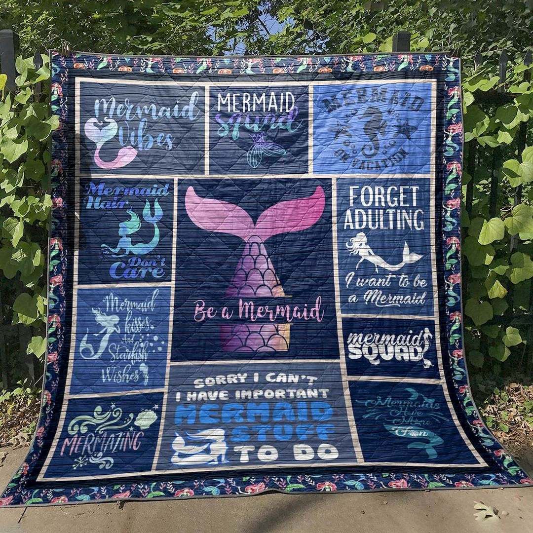 Be A Mermaid CLD180677 Quilt Blanket