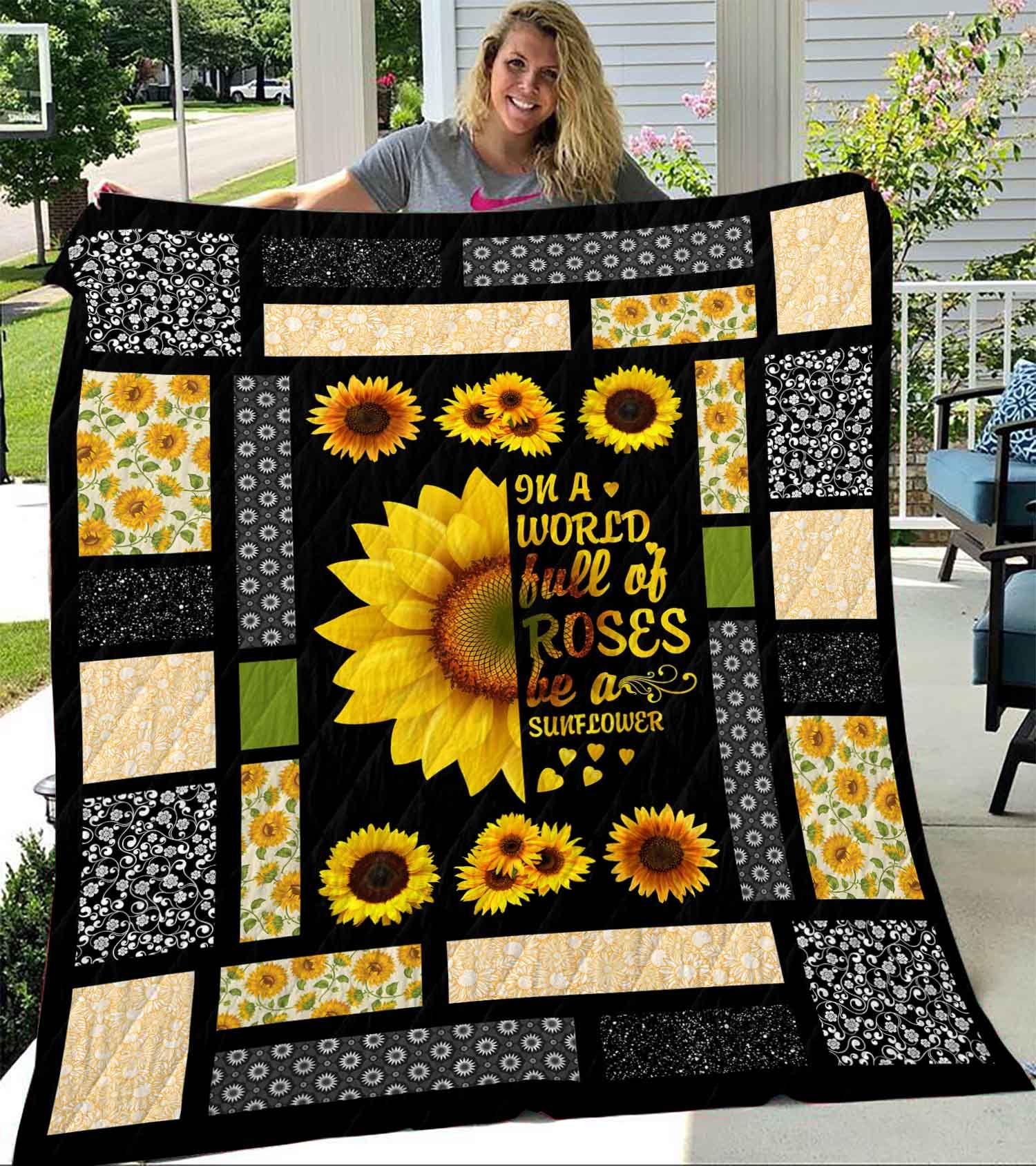 Be A Sunflower Quilt Anh0014 Dhc11121237Dd
