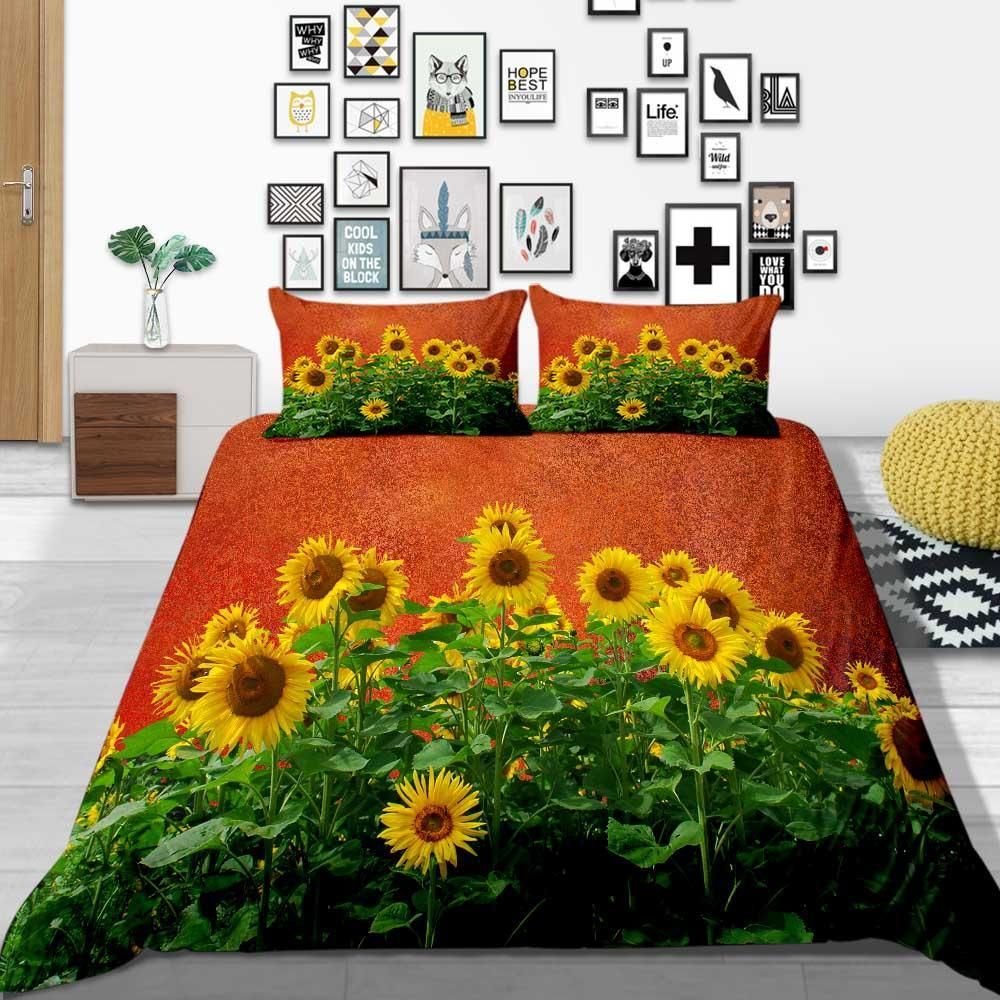 Be A Sunflowers Field Bedding Set