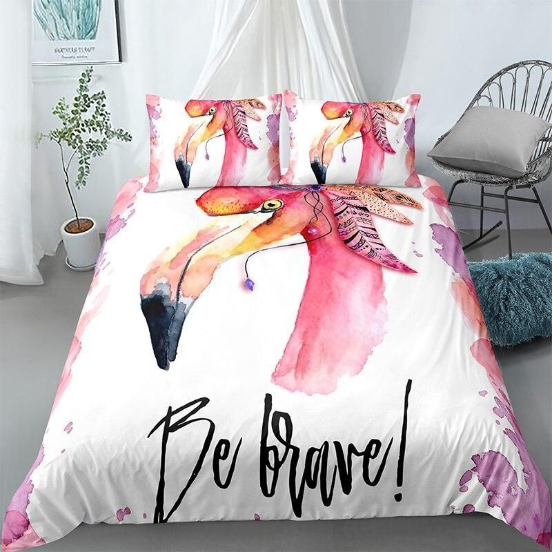 Be Brave Flamingo Bedding Set