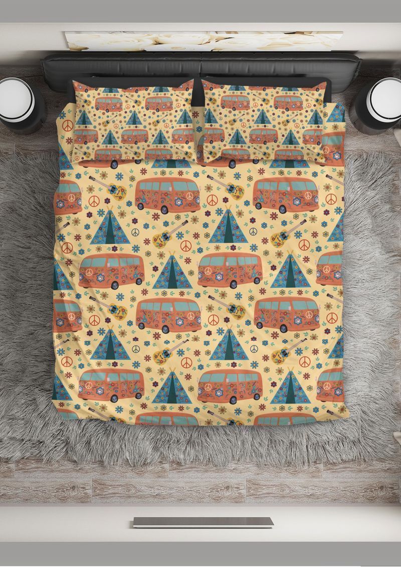 Be Hippie Be Happy Bedding Set