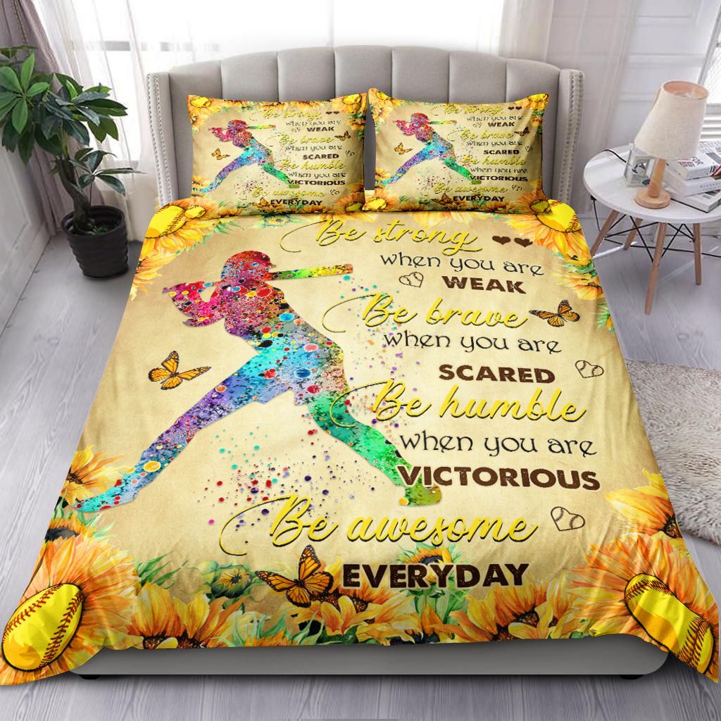 Be Strong When You Are Weak, Softball Bedding Set