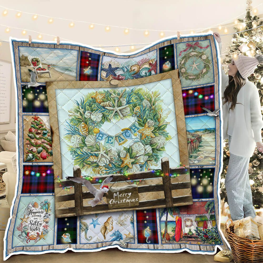 Beach Christmas DAC171118 Quilt Blanket