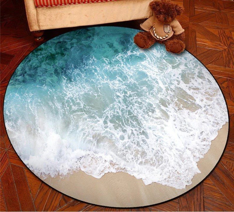 Beach Round Carpet