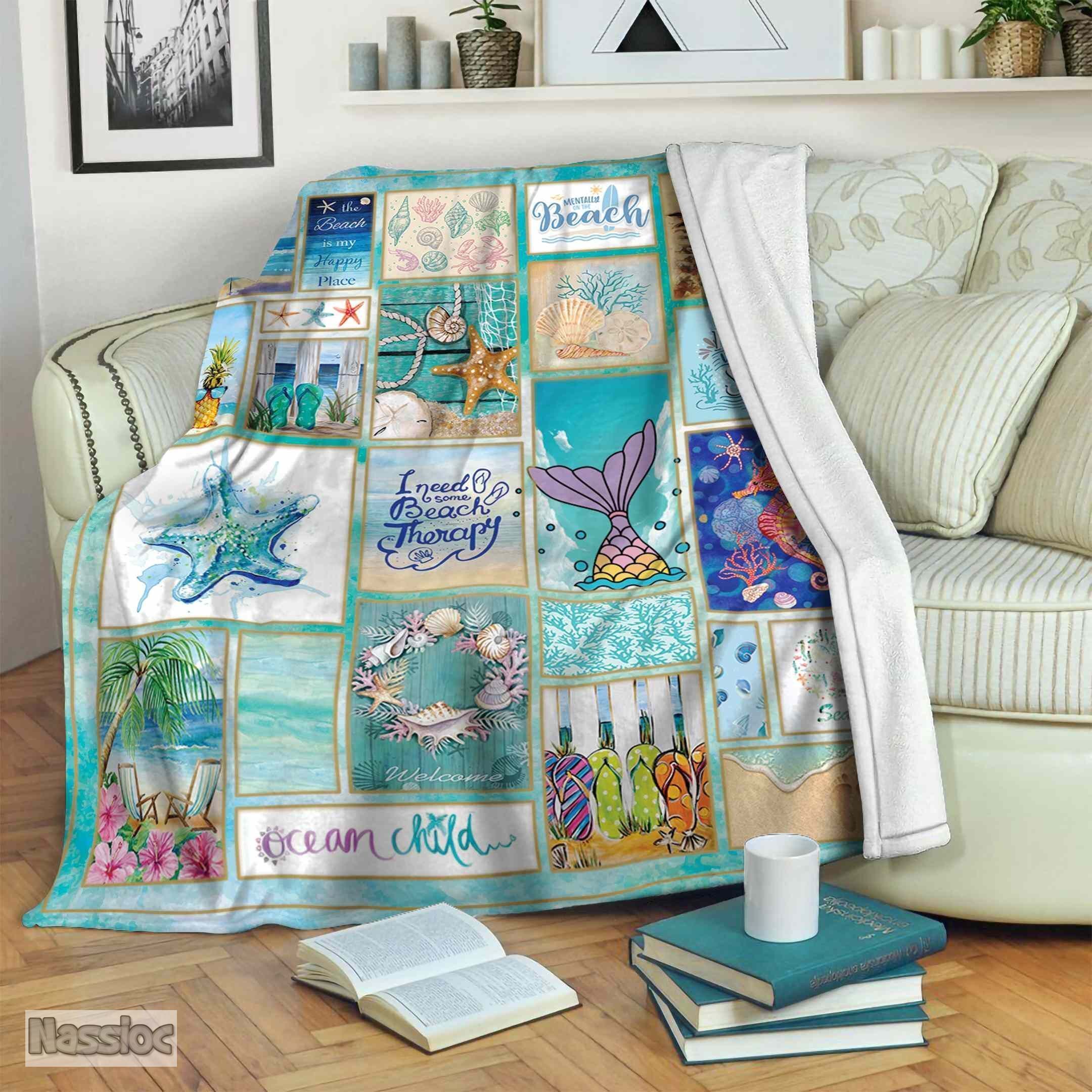 Beach Life Fleece Blanket