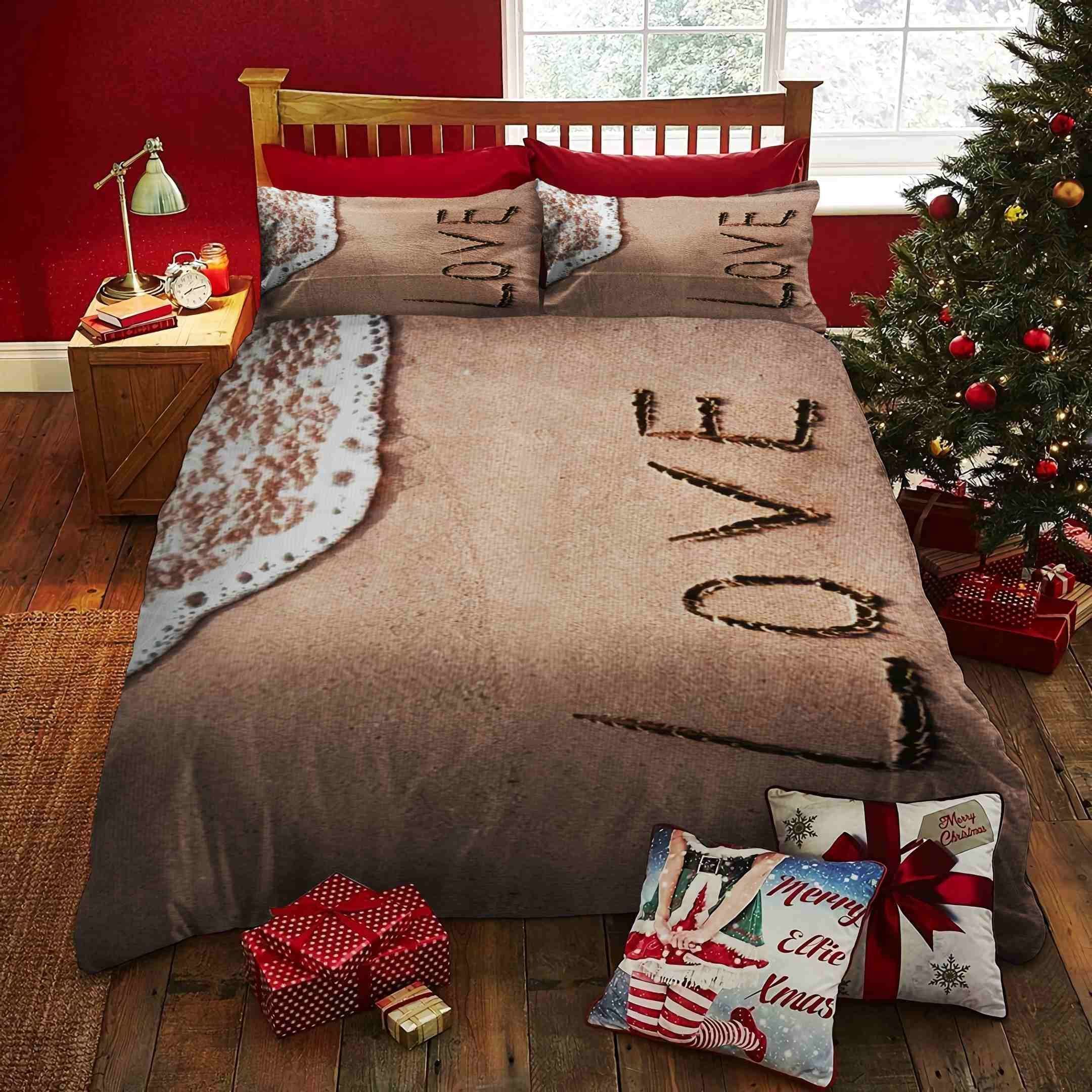 Beach Love Bedding Set