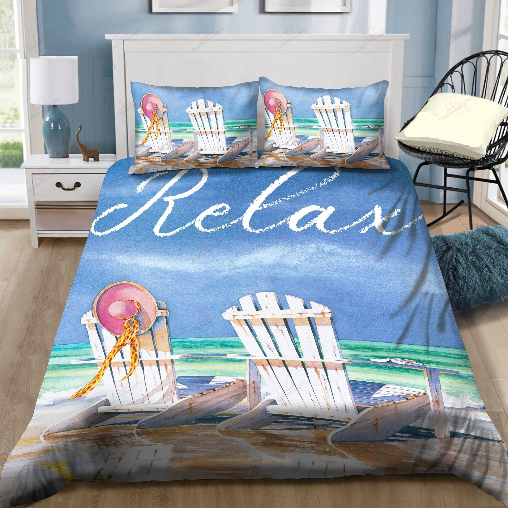 Beach Relax Summer Bedding Set