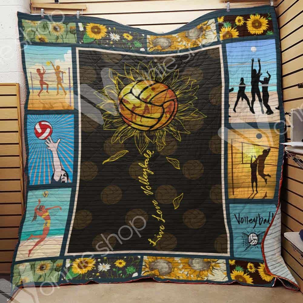 Beach Volleyball Quilt Blanket DHC1002723TD