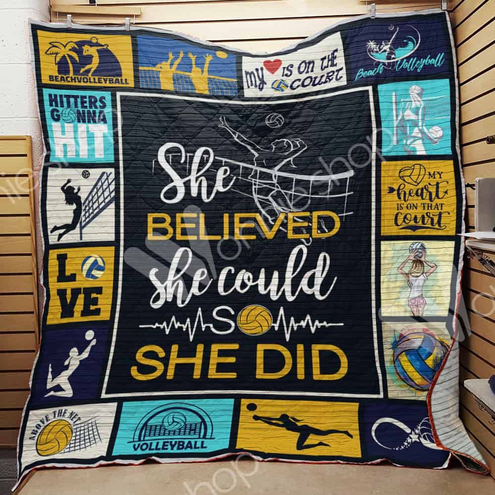 Beach Volleyball Quilt Blanket DHC1002756TD