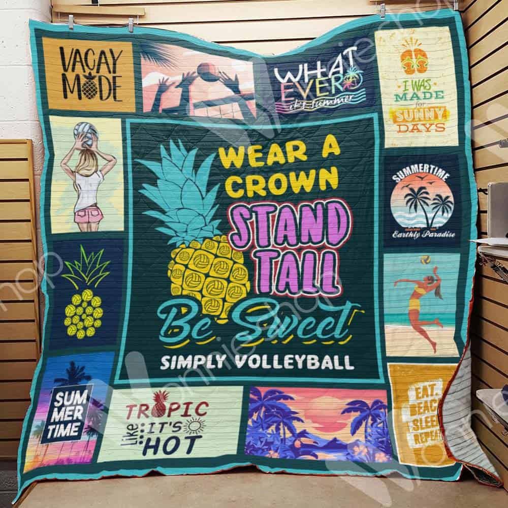 Beach Volleyball Quilt Blanket DHC1002764TD