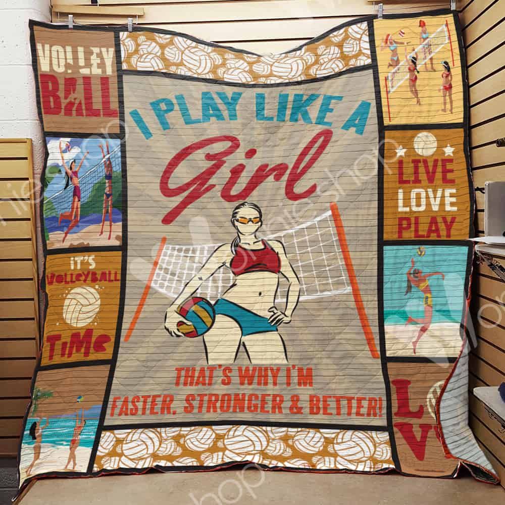 Beach Volleyball Quilt Blanket DHC1002769TD