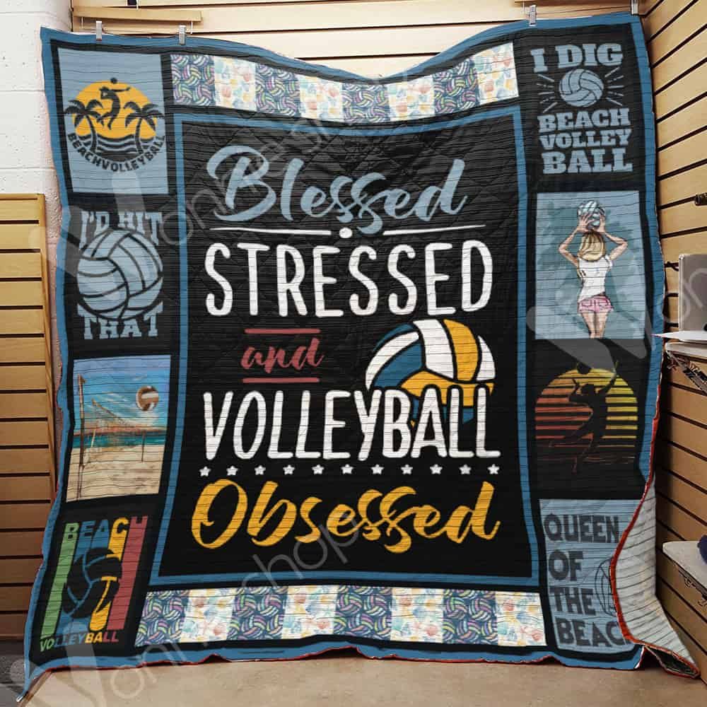 Beach Volleyball Quilt Blanket DHC1002808TD