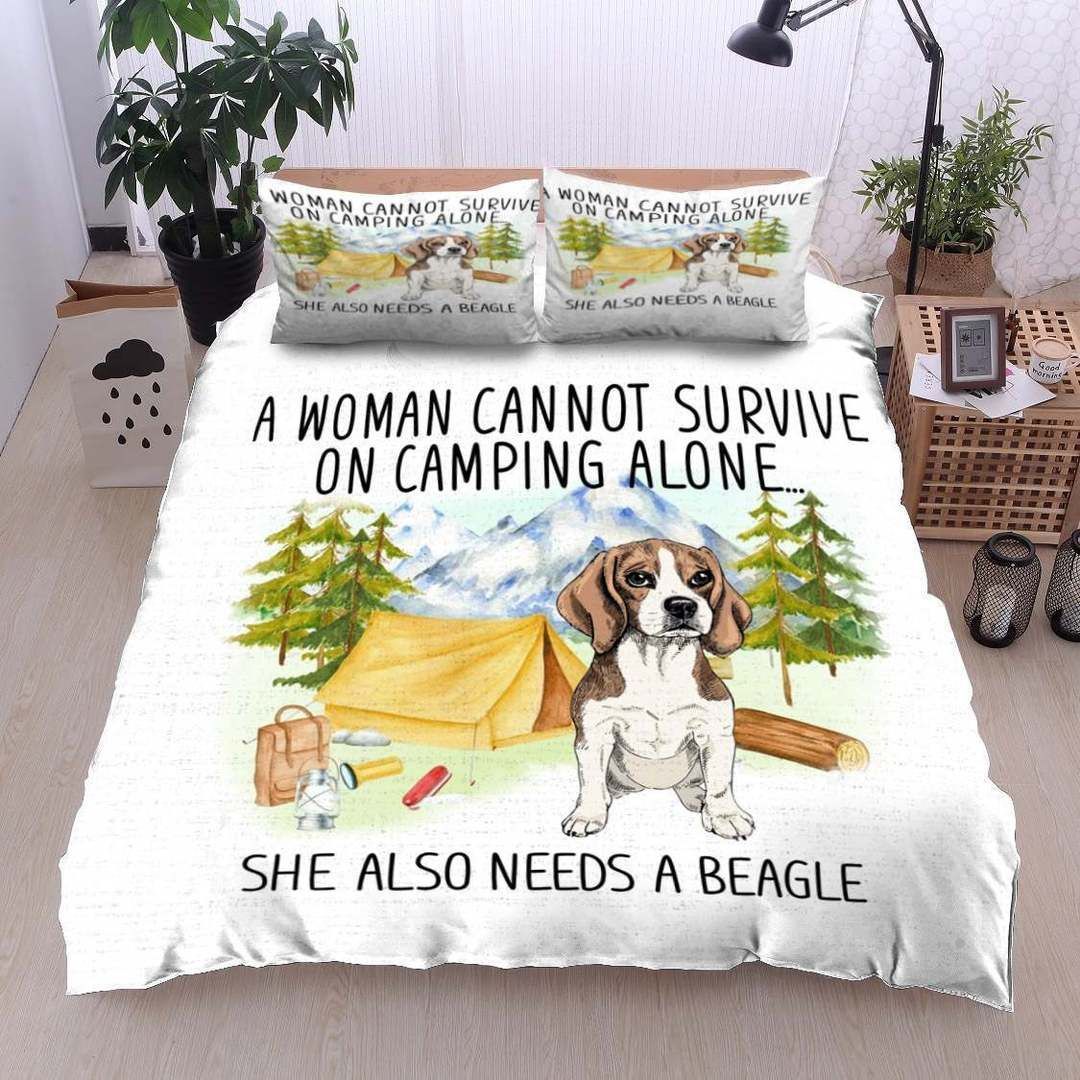 Beagle Camping Bedding Set