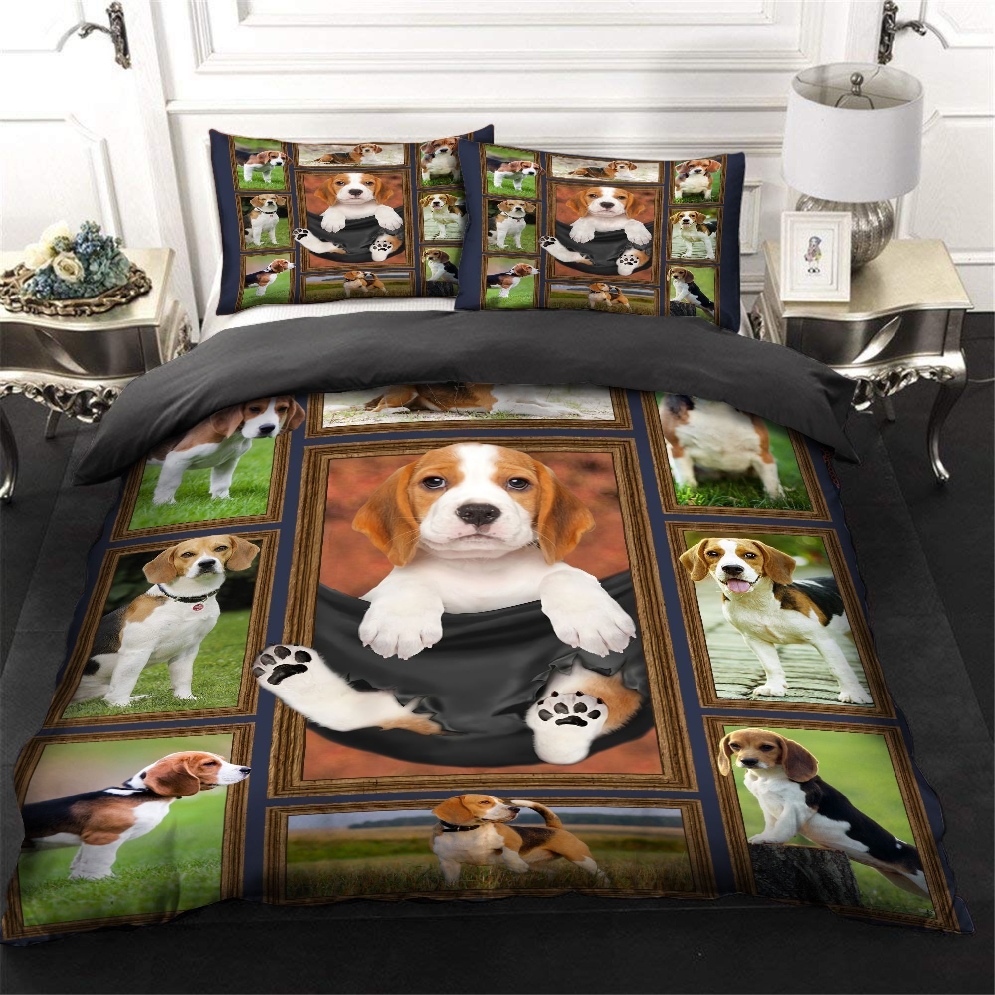 Beagle Cute In Pocket Bedding Set