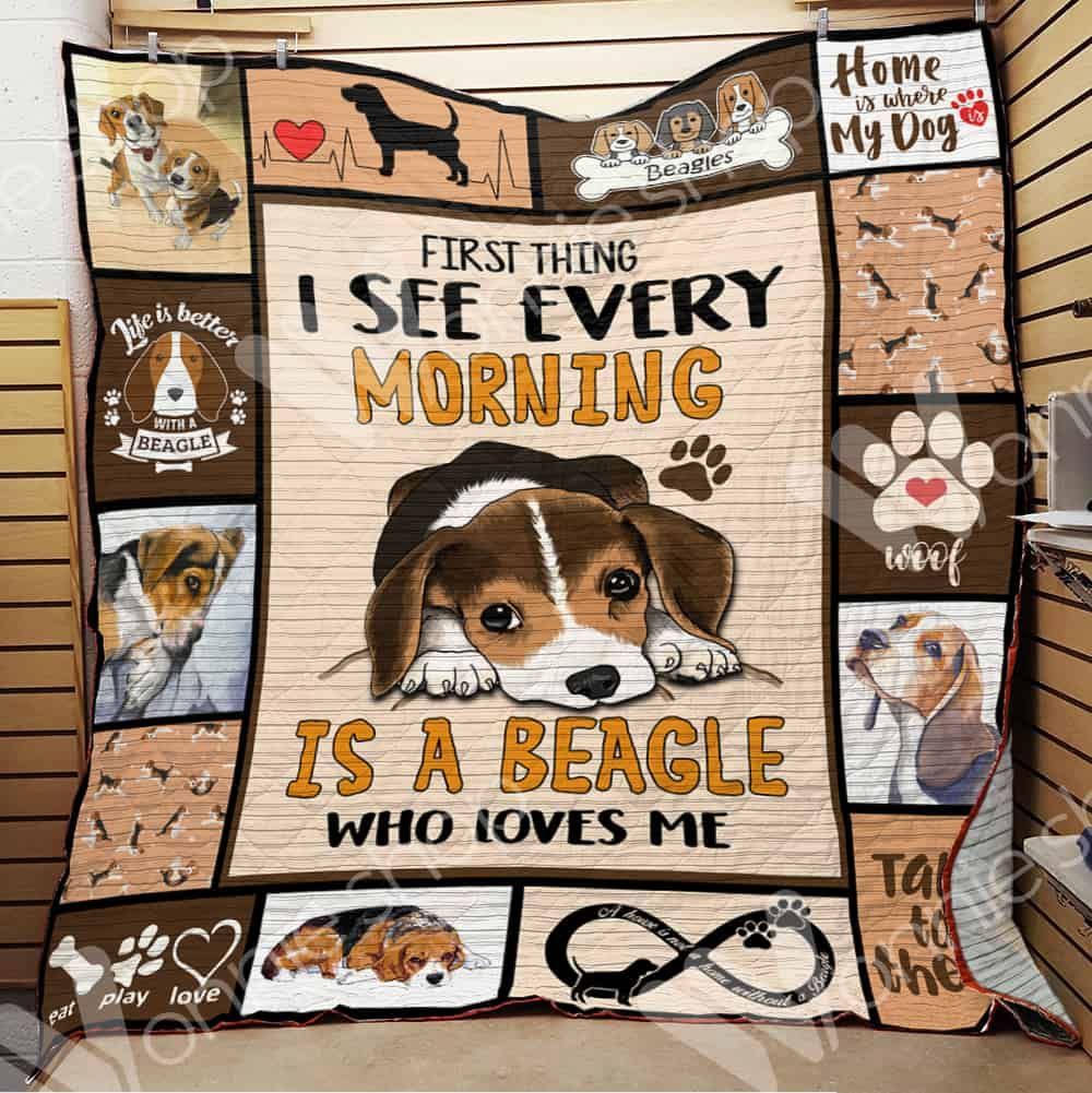 Beagle Dog 1 GS-CL-LD3110 Quilt Blanket