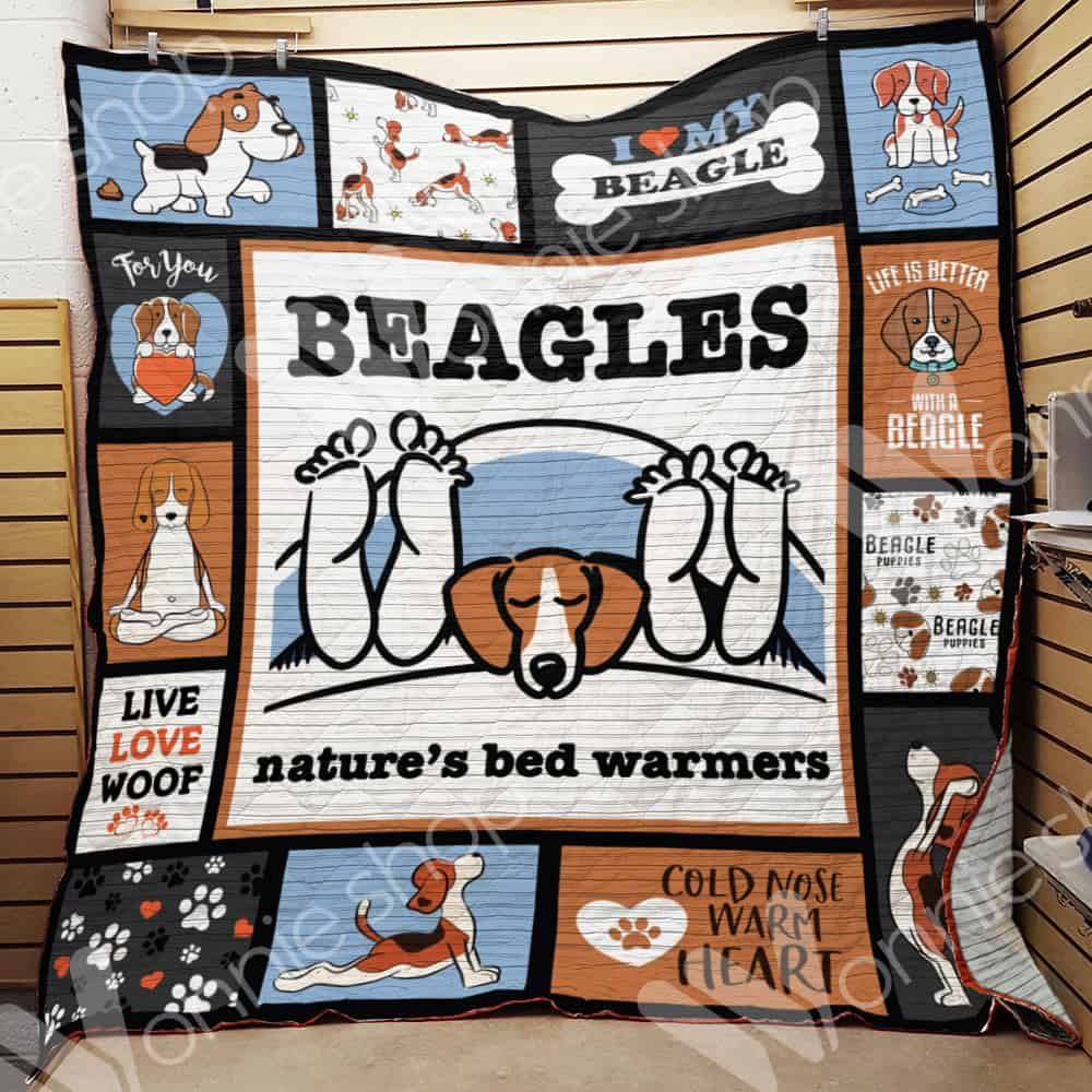 Beagle Dog CL15100010MDQ Quilt Blanket