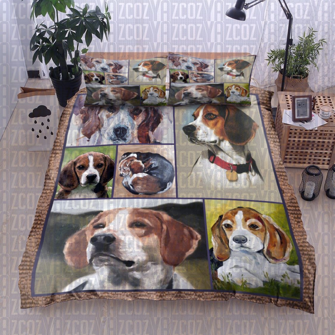 Beagle Dog Bedding Set