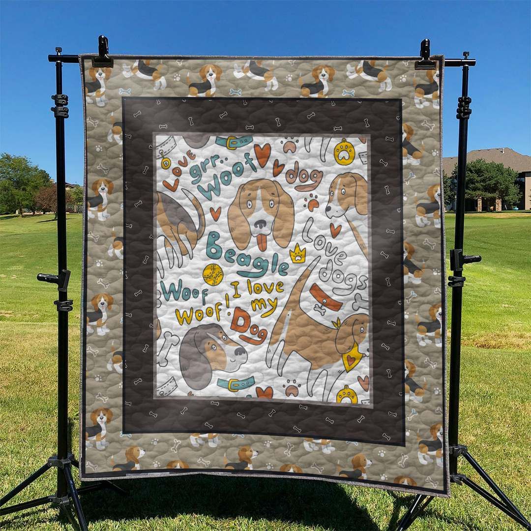 Beagle Dog TD270958 Quilt Blanket