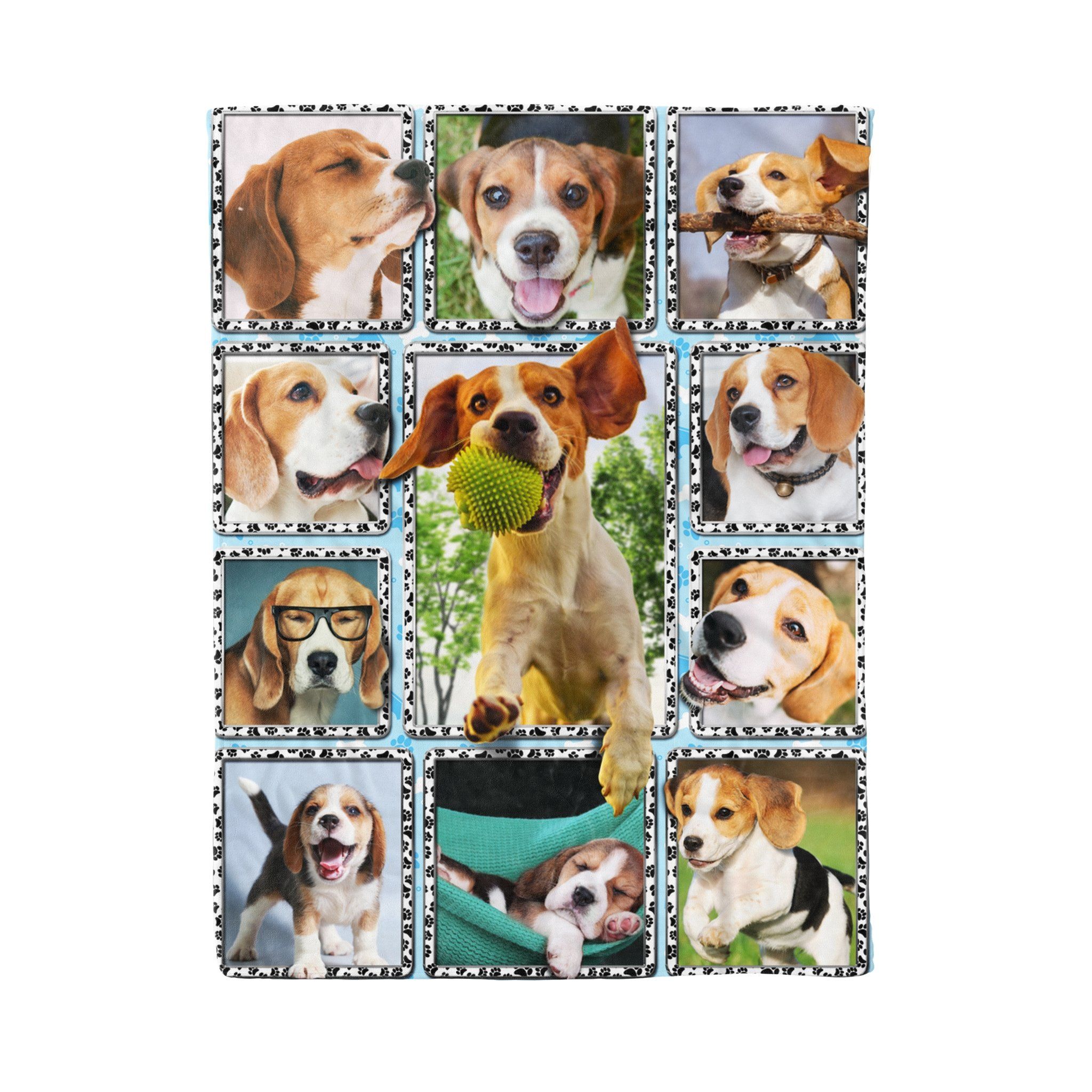 Beagle Dogs Fleece Blanket