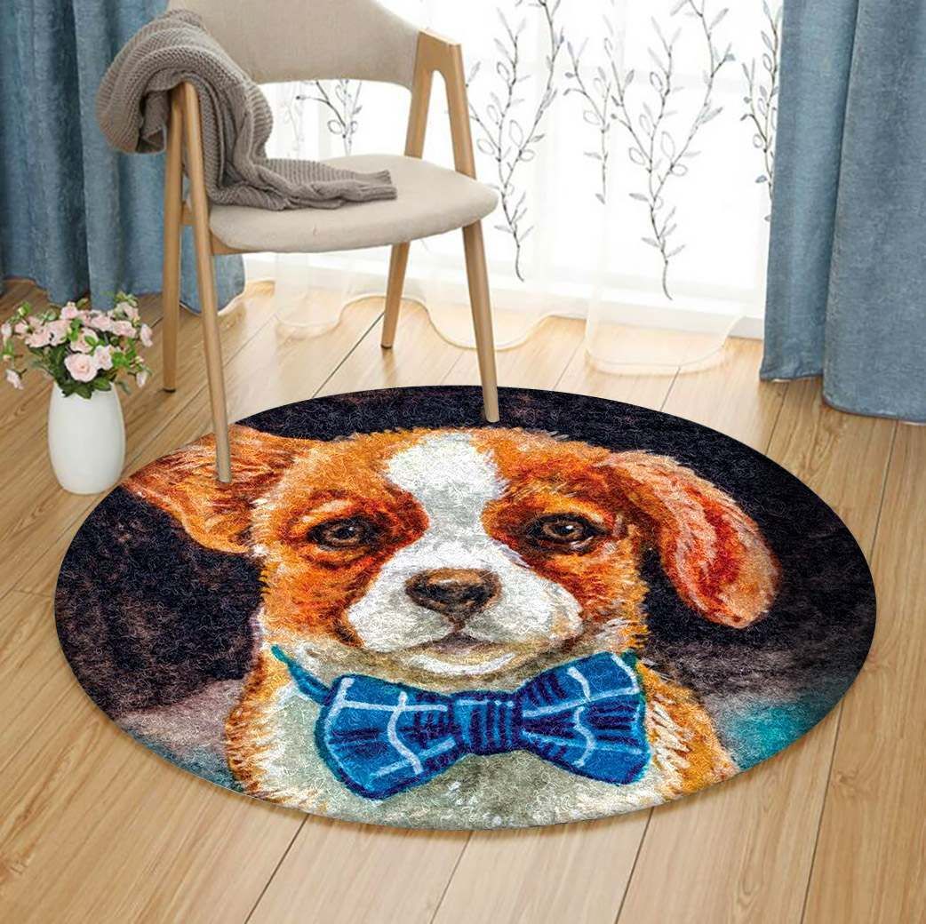 Beagle Round Carpet
