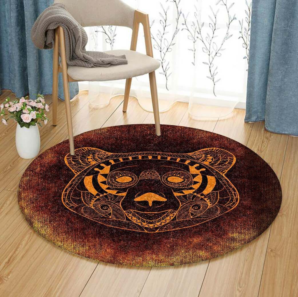 Bear Round Carpet