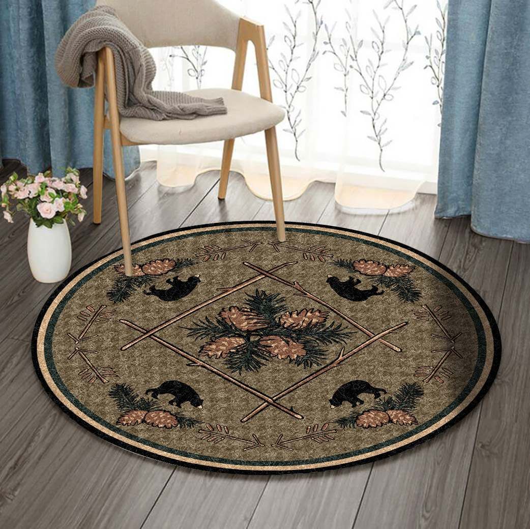 Bear Round Carpet