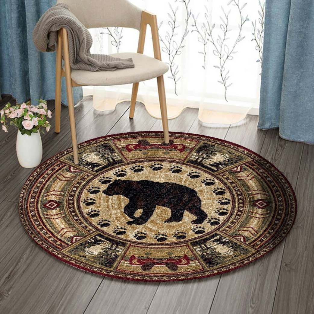 Bear Round Carpet