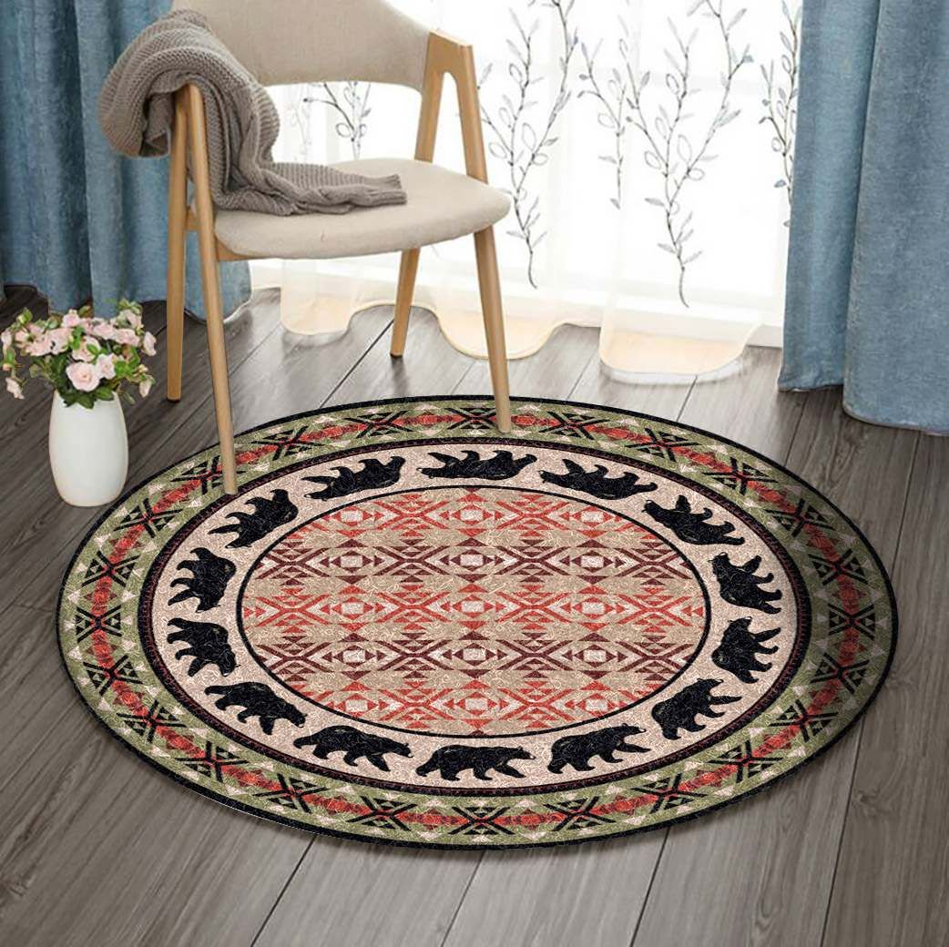 Bear Round Carpet