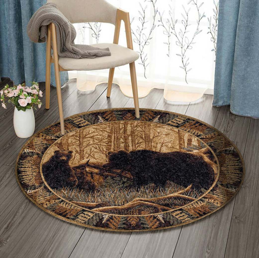 Bear Round Carpet