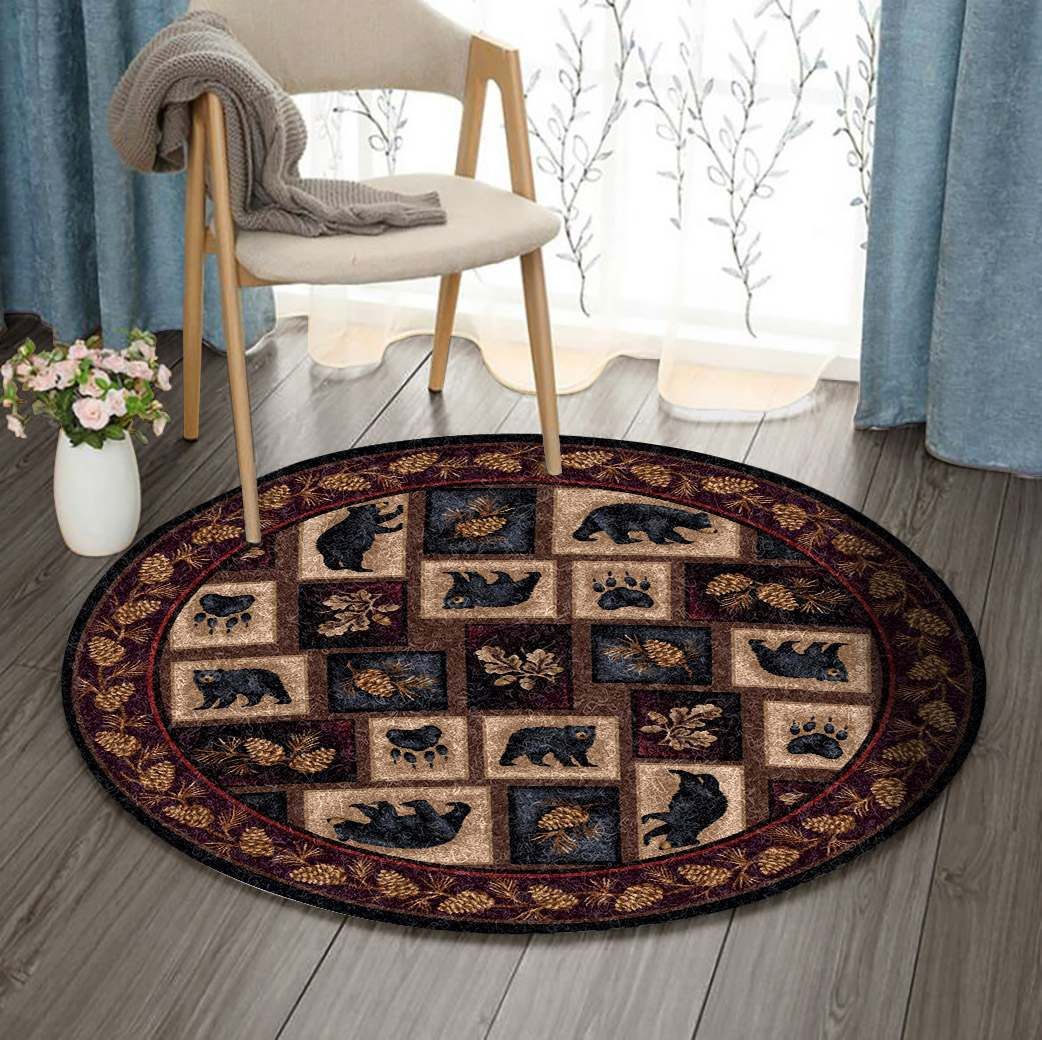 Bear Round Carpet