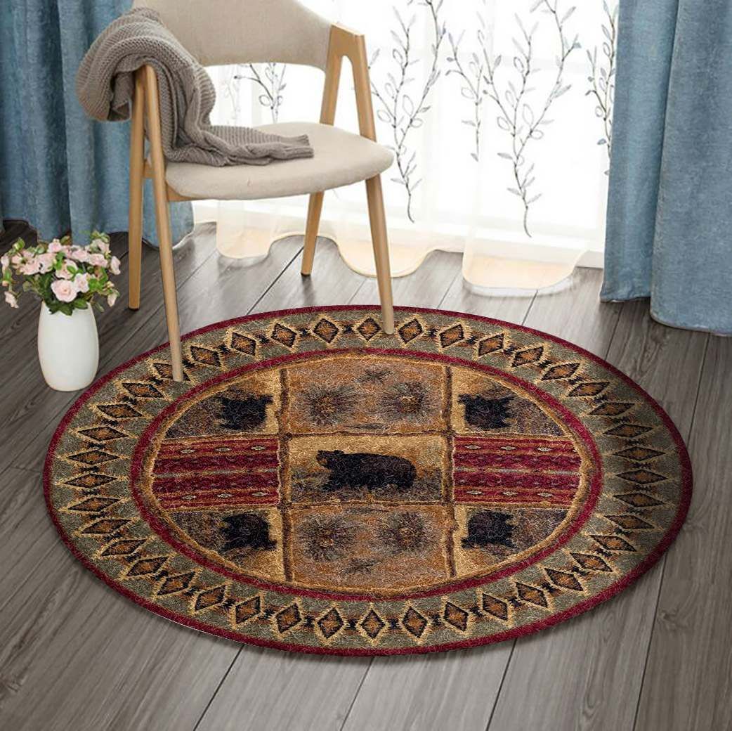 Bear Round Carpet