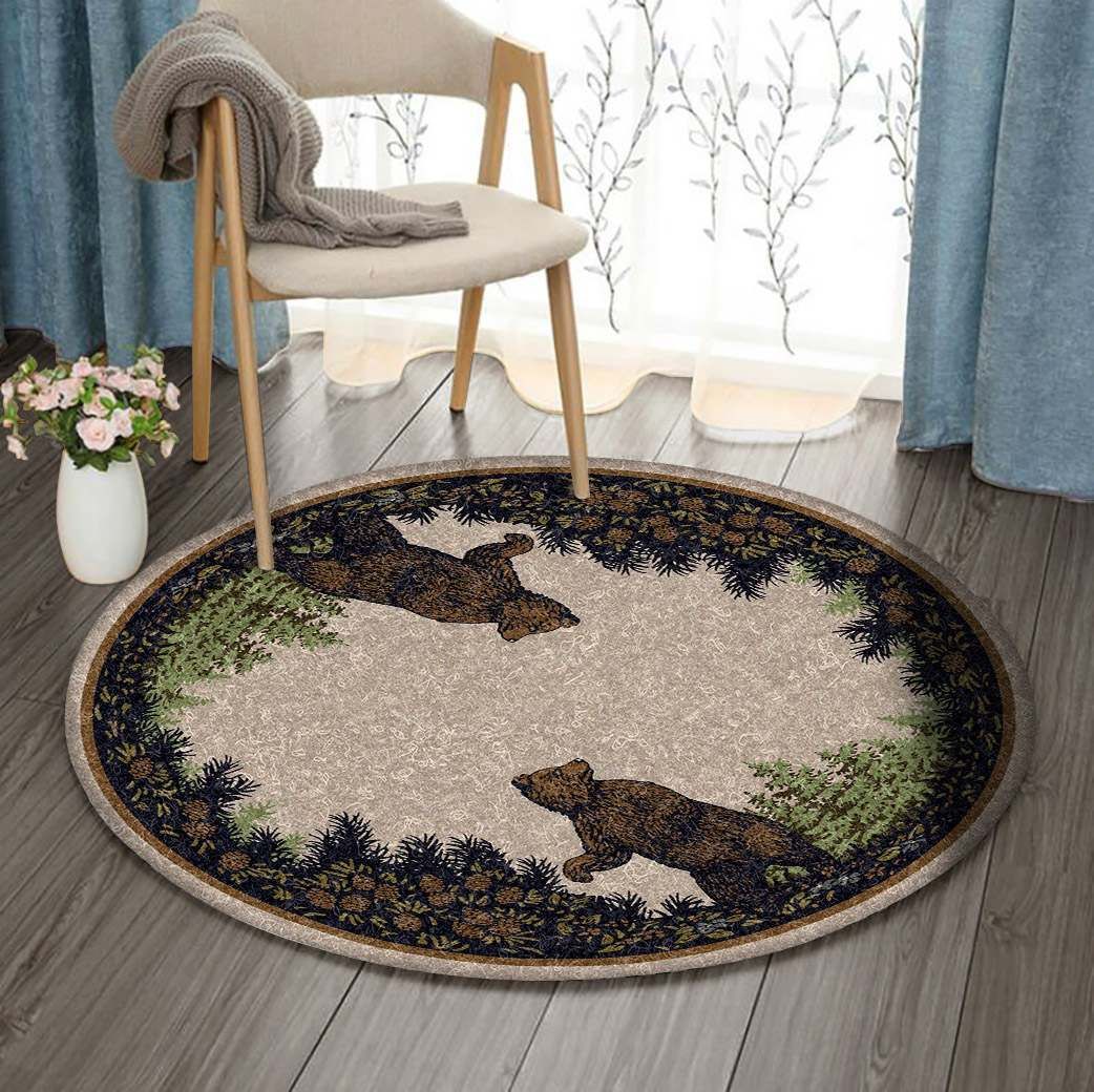 Bear Round Carpet