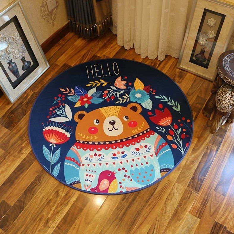 Bear Round Carpet