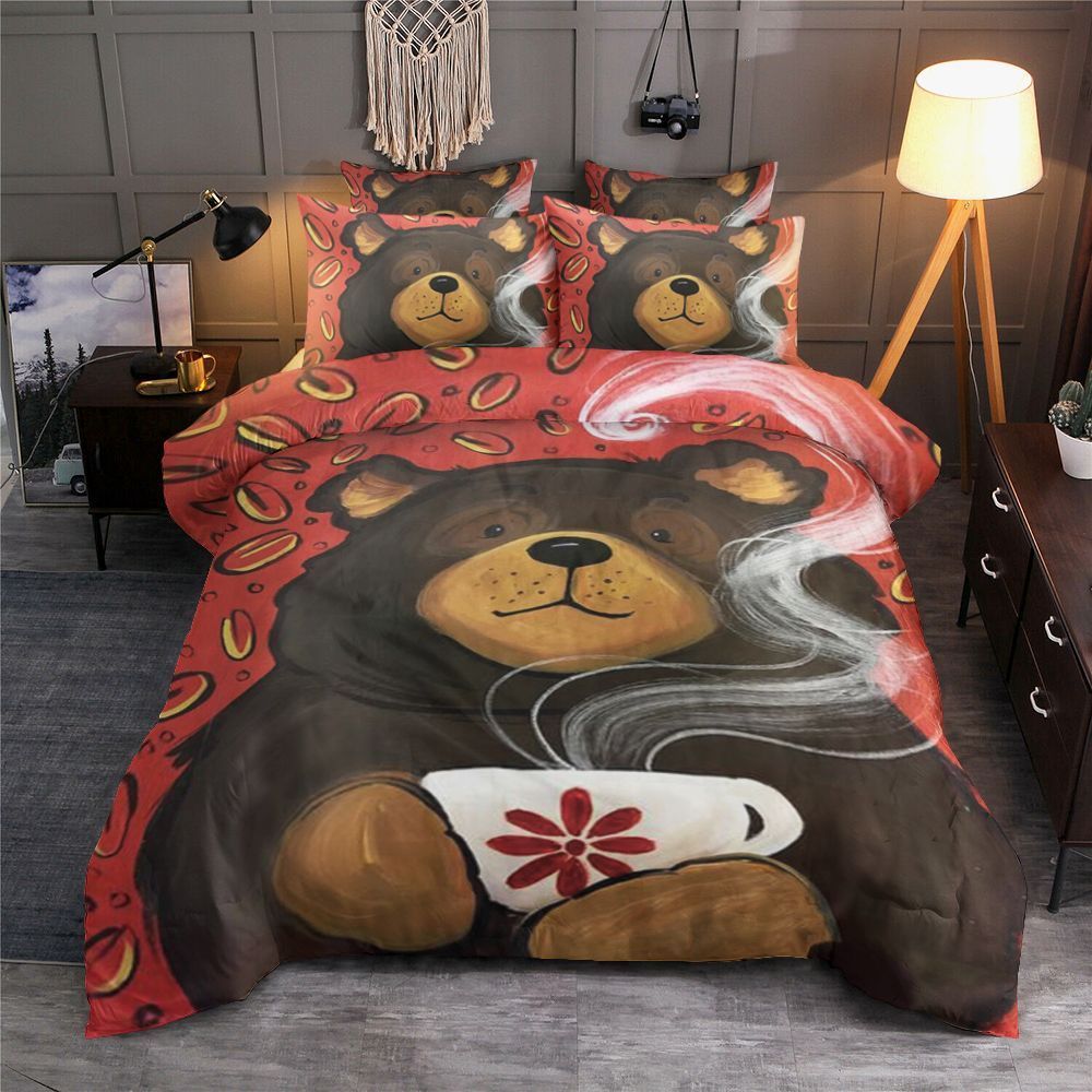 Bear Coffee Bedding Set