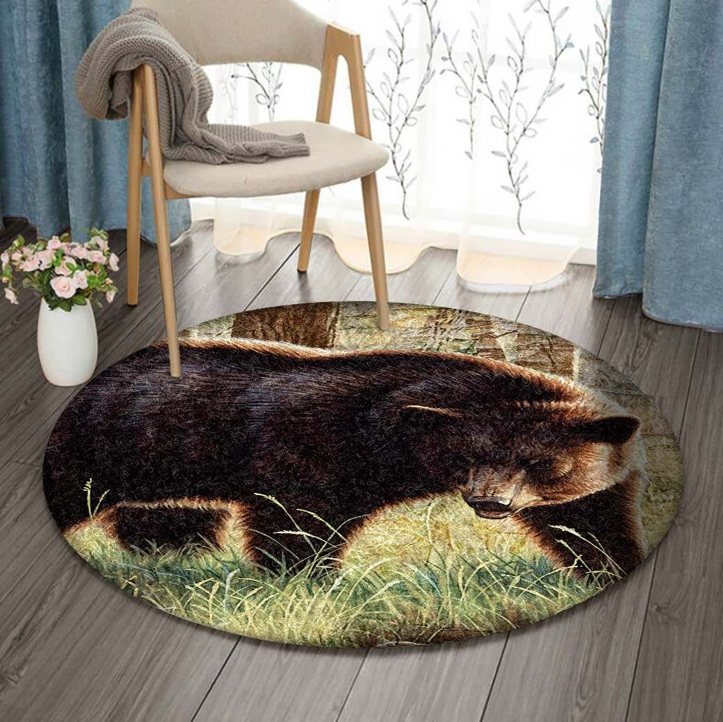 Bear Round Carpet